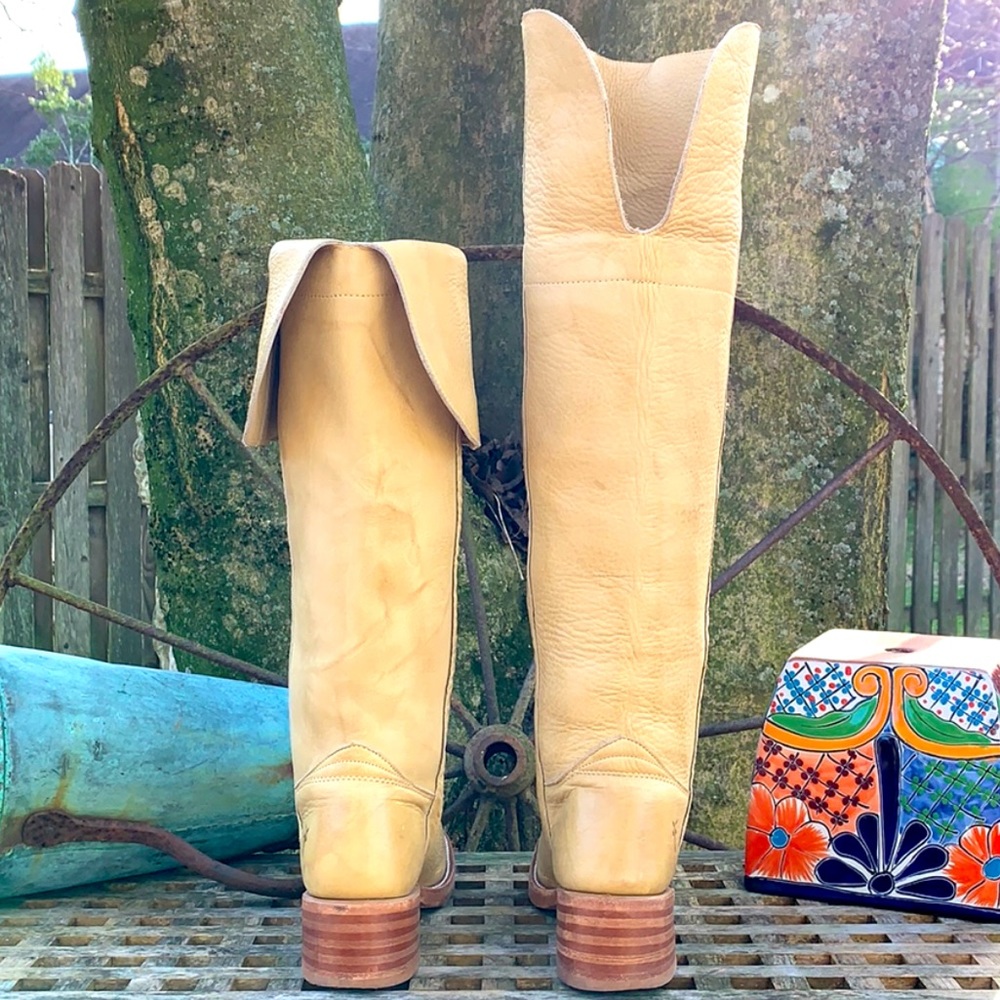 FRYE Campus Over the Knee High Tall Boots 7 - 7.5 - Picture 8 of 12